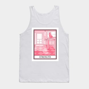 Strength Cat Tarot Tank Top